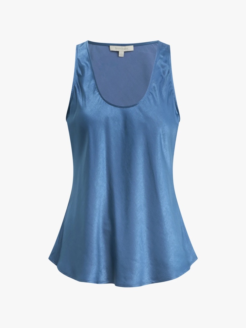 Favorite Daughter THE CLEAN CUT TANK in River Blue, Size L - Picture 2 of 10
